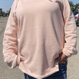 LARGE Pink Tunic Style Hoodie