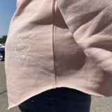 LARGE Pink Tunic Style Hoodie