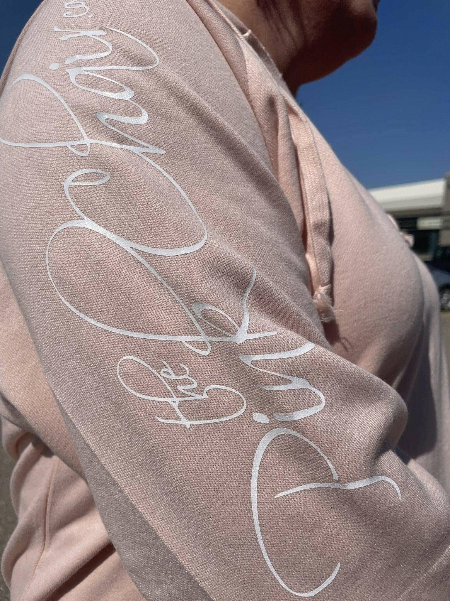 LARGE Pink Tunic Style Hoodie - thePINKchair.ca - swag - thePINKchair nail studio