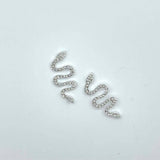 Large Snake Charms (SILVER), Snacks by Hazel & Dot - thePINKchair.ca - Nail Art - thePINKchair nail studio