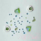 Leg Warmers, Crystal Mix - thePINKchair.ca - Nail Art - thePINKchair nail studio