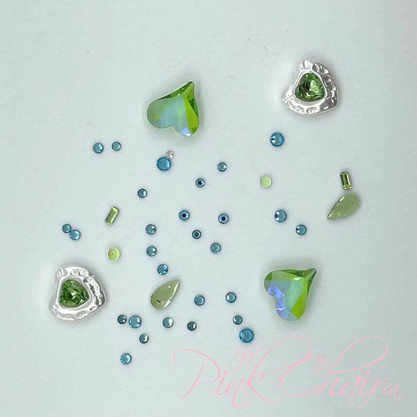 Leg Warmers, Crystal Mix - thePINKchair.ca - Nail Art - thePINKchair nail studio