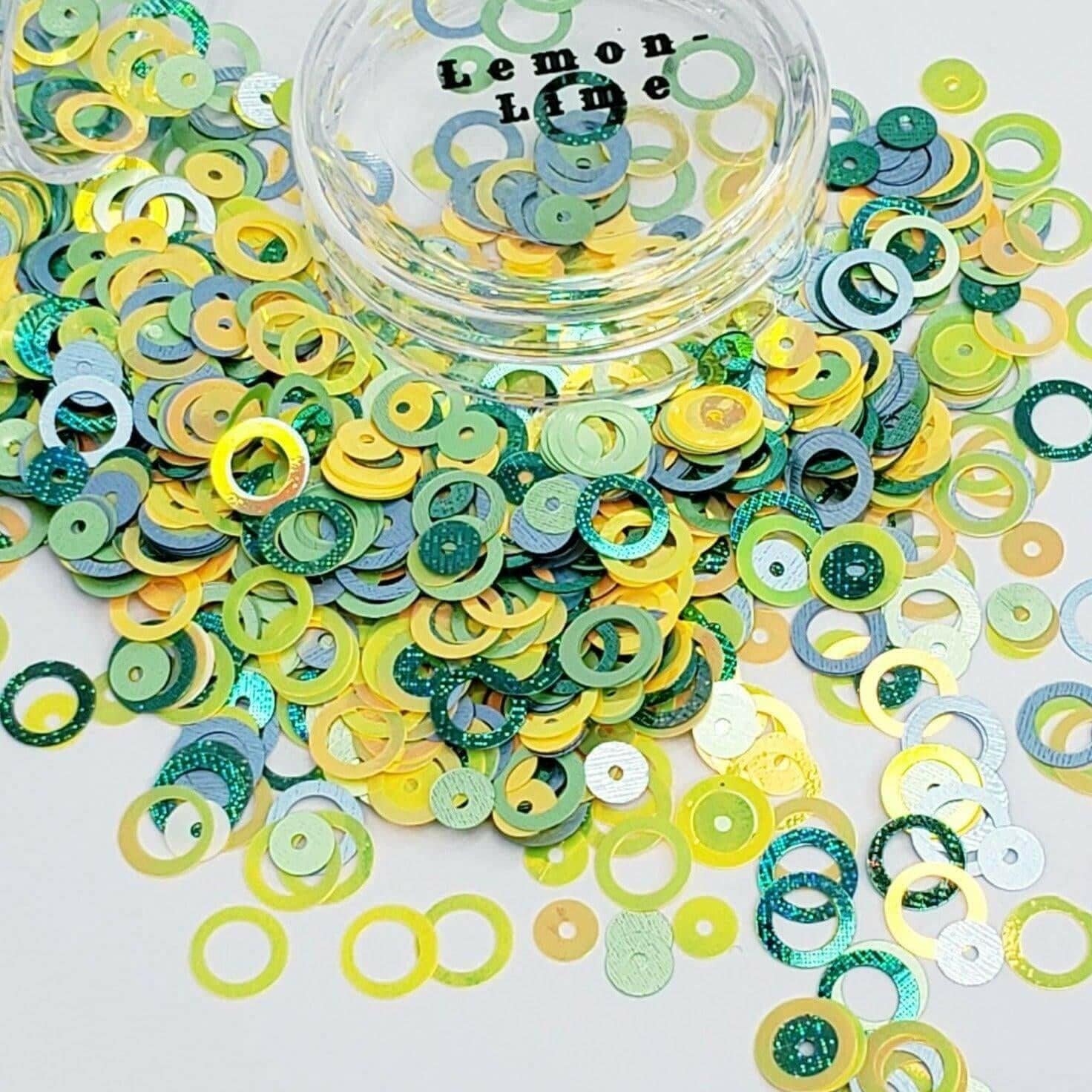 Lemon Lime, Glitter (156) - thePINKchair.ca - Glitter - thePINKchair nail studio