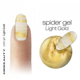 Light Gold Spider Gel - thePINKchair.ca - coloured gel - 2Mbeauty