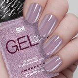 LIM123 Light Mauve Holo Glitter Gel Polish by 2MBEAUTY