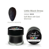 Little Black Dress Simplicite PolyDip/Acrylic Colour Powder by NSI