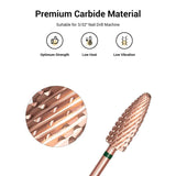 Long Flame Tungsten Carbide - thePINKchair.ca - efile Bit - Melody Susie