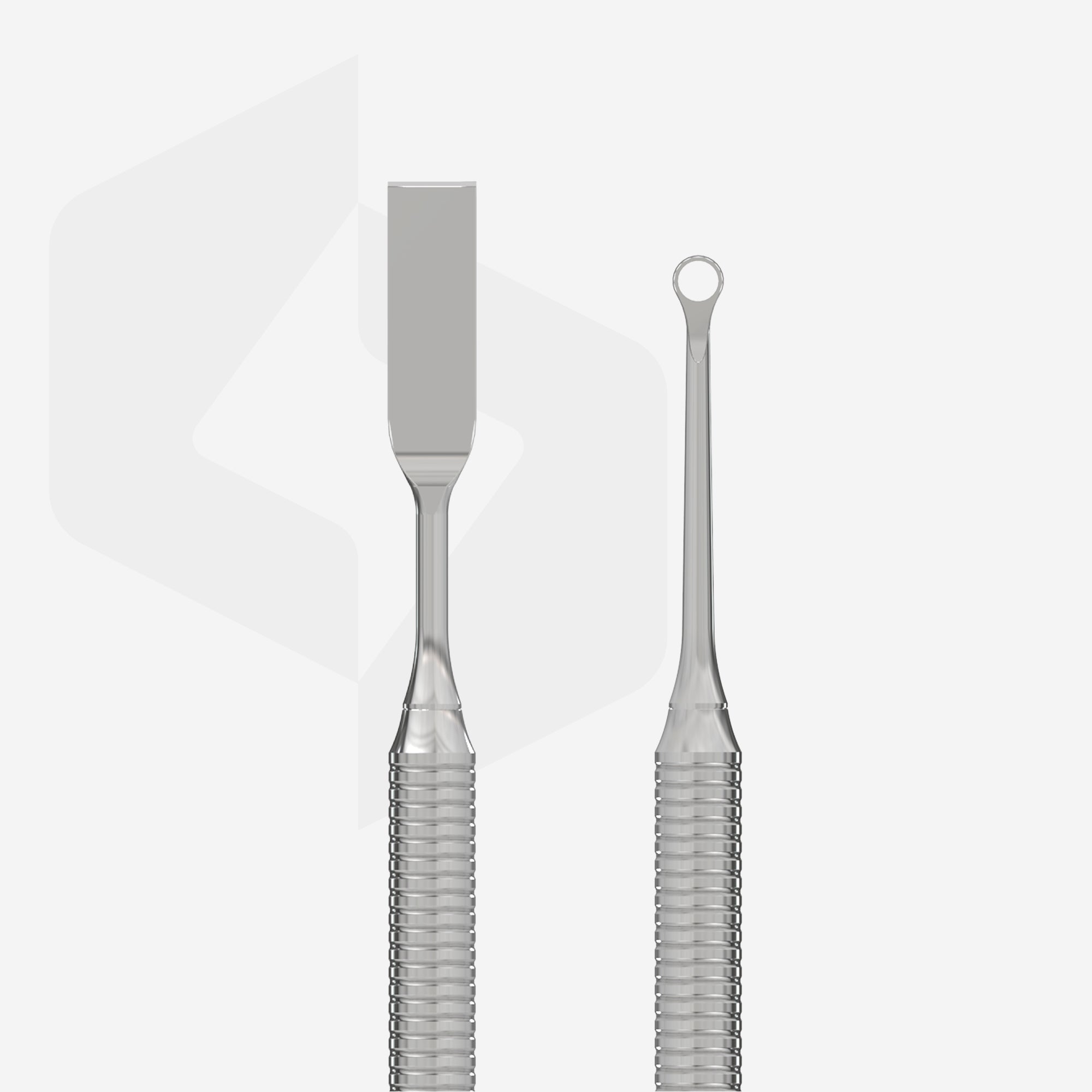 Manicure pusher EXPERT 51 TYPE 1 (straight flat and loop pusher) PE-51/1 - thePINKchair.ca - Tools - Staleks