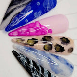 Marble Ink Collection by thePINKchair - thePINKchair.ca - Nail Art - thePINKchair nail studio