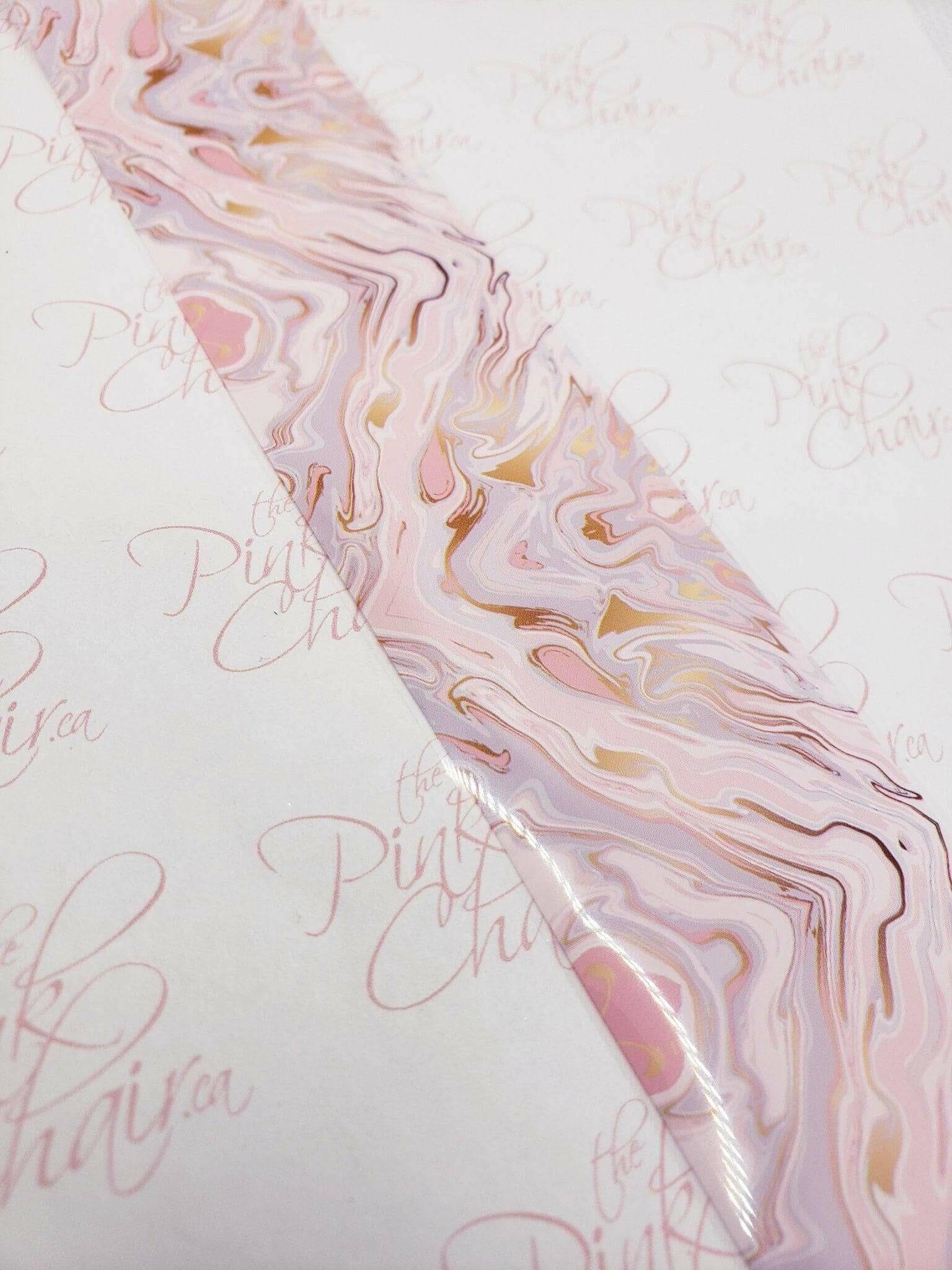 Marble Transfer Foil 1 - thePINKchair.ca - Nail Art - thePINKchair nail studio