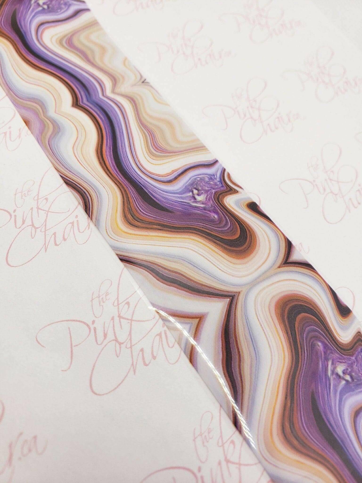 Marble Transfer Foil 2 - thePINKchair.ca - Nail Art - thePINKchair nail studio