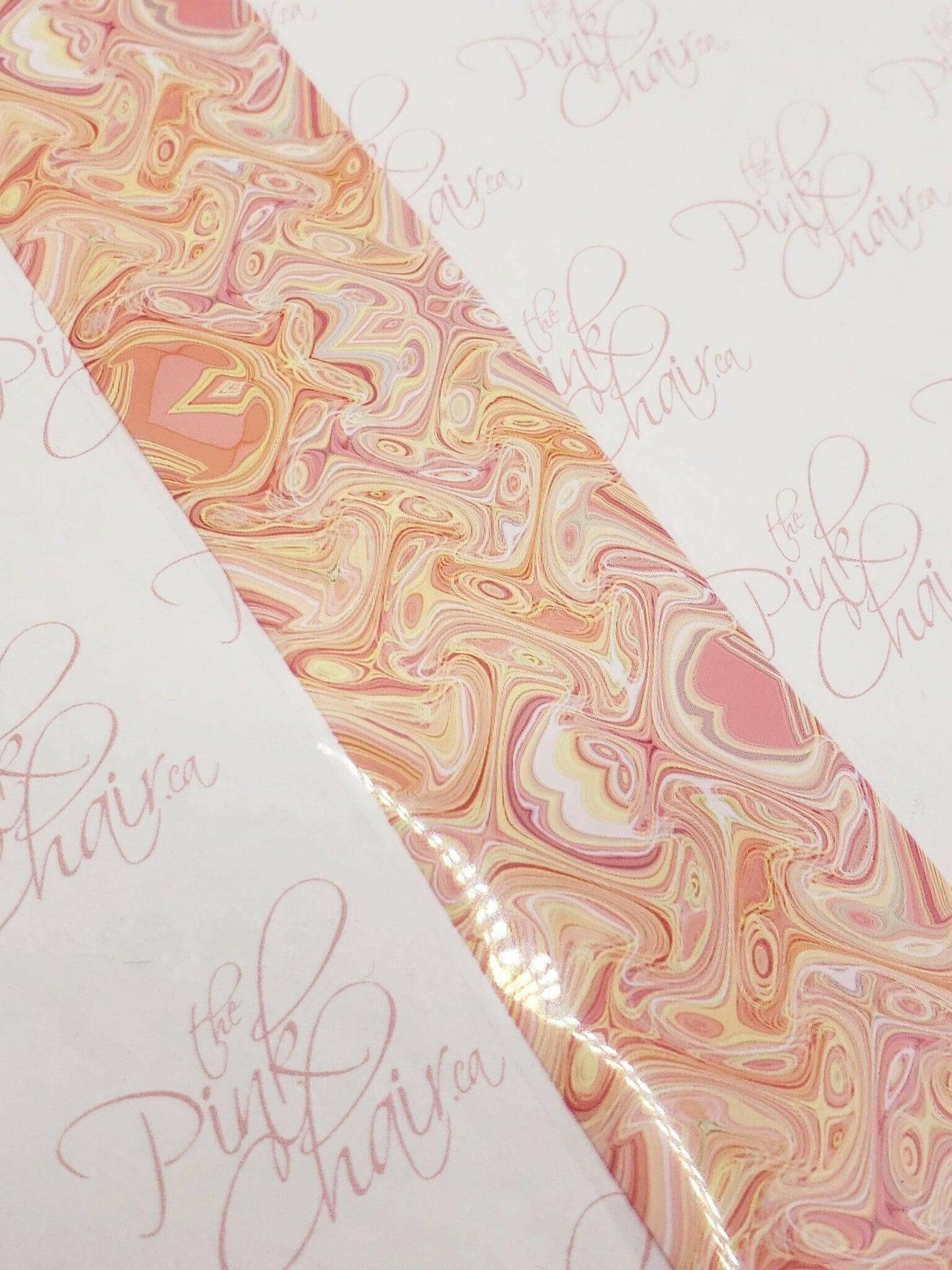 Marble Transfer Foil 3 - thePINKchair.ca - Nail Art - thePINKchair nail studio