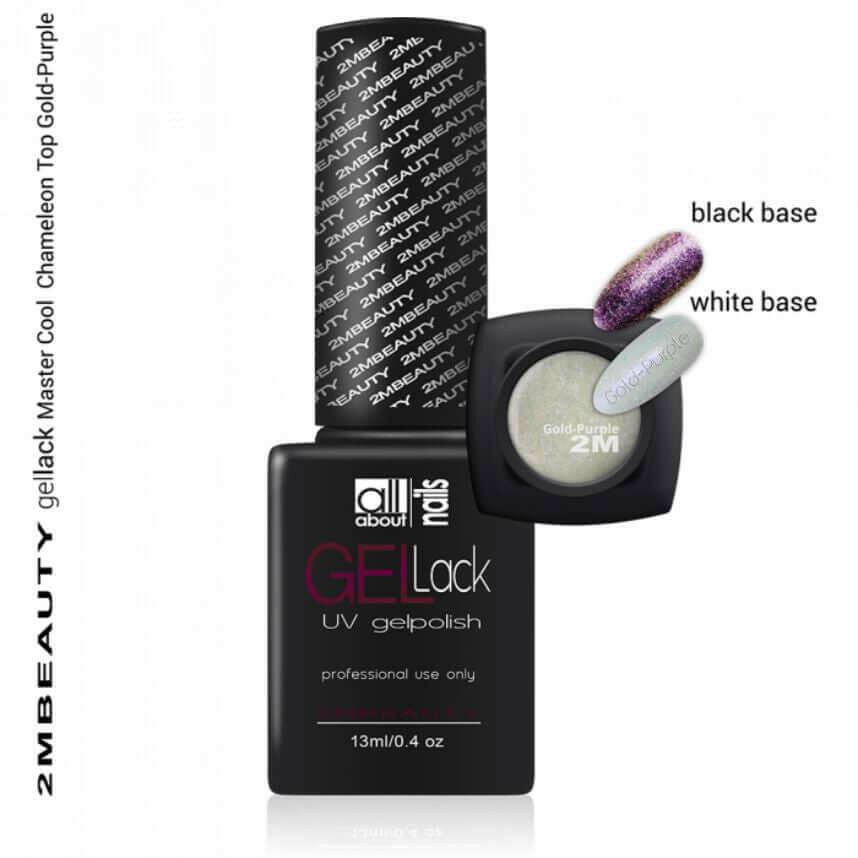 Master Cool Chameleon Gold/Purple Top Gel - thePINKchair.ca - Top Gel - 2Mbeauty
