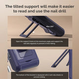 MB420G Rechargeable 40000RPM Nail Drill - thePINKchair.ca - efile - Melody Susie