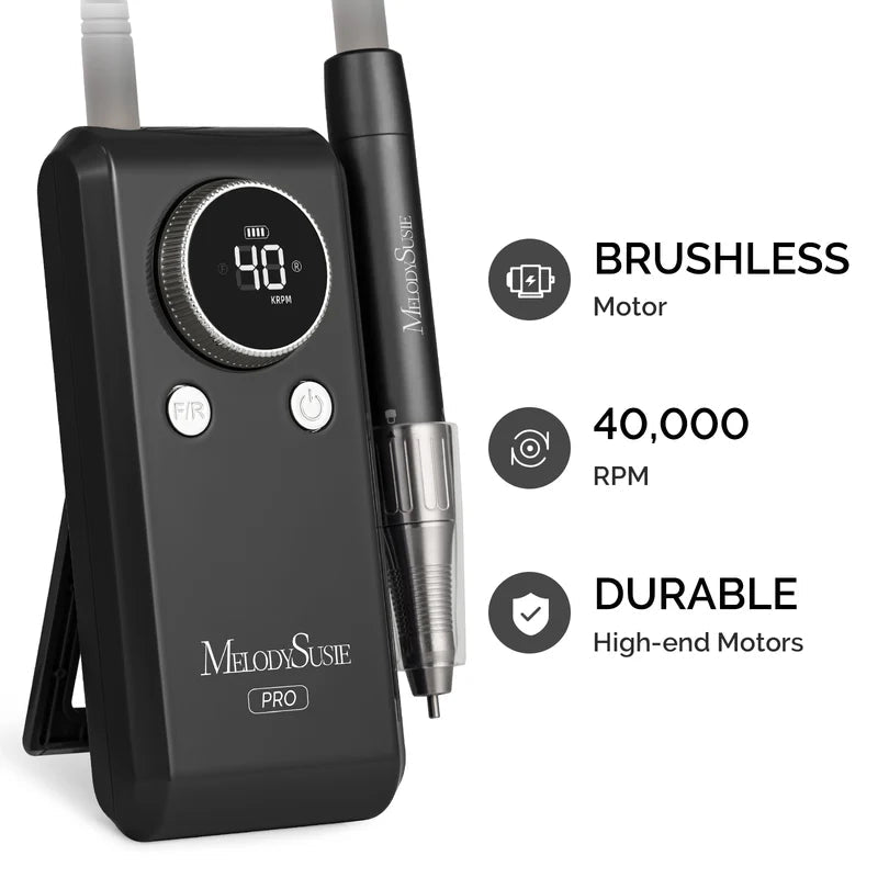 MB420G Rechargeable 40000RPM Nail Drill - thePINKchair.ca - efile - Melody Susie