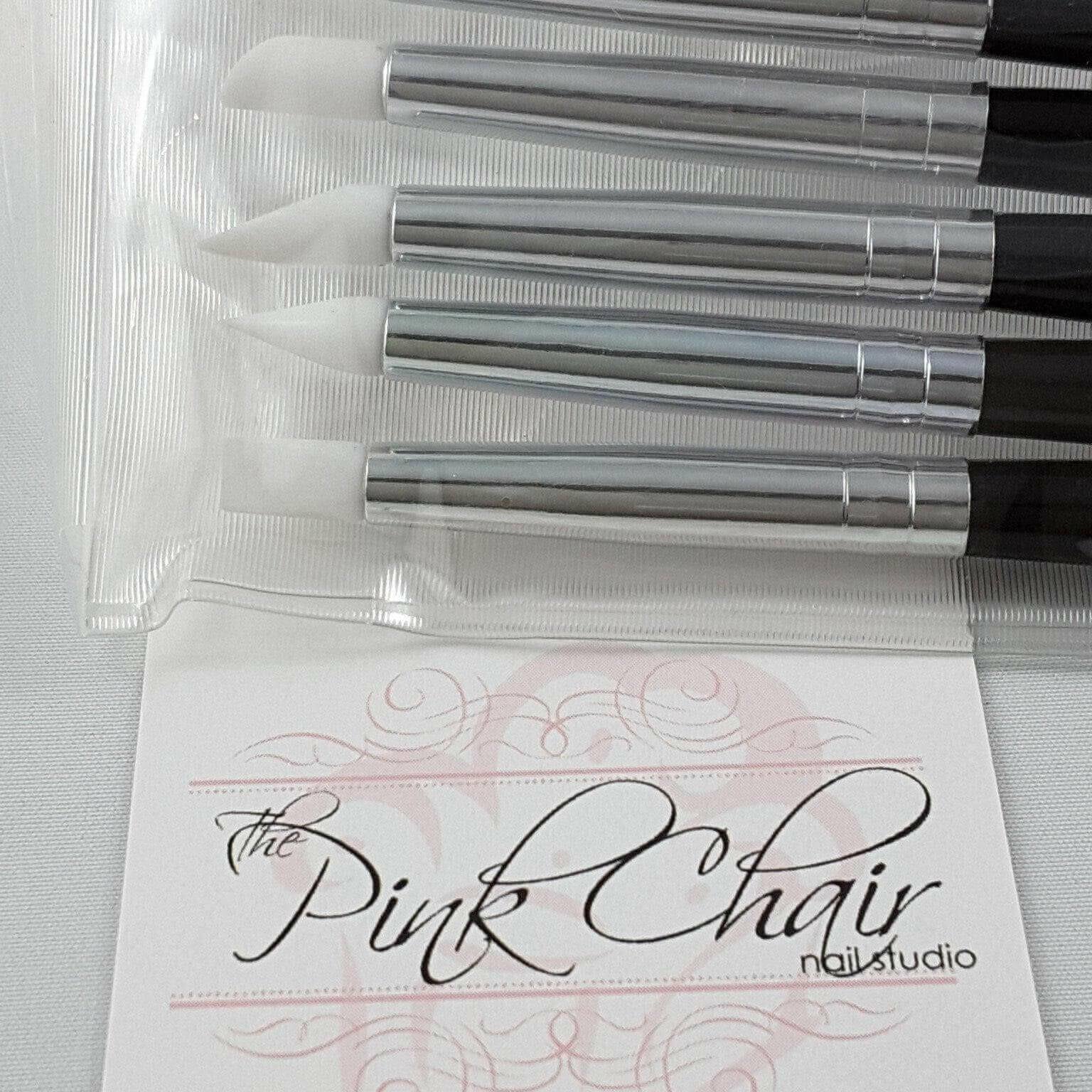 Medium Silicone Tools - WHITE TIP - thePINKchair.ca - Tools - thePINKchair nail studio