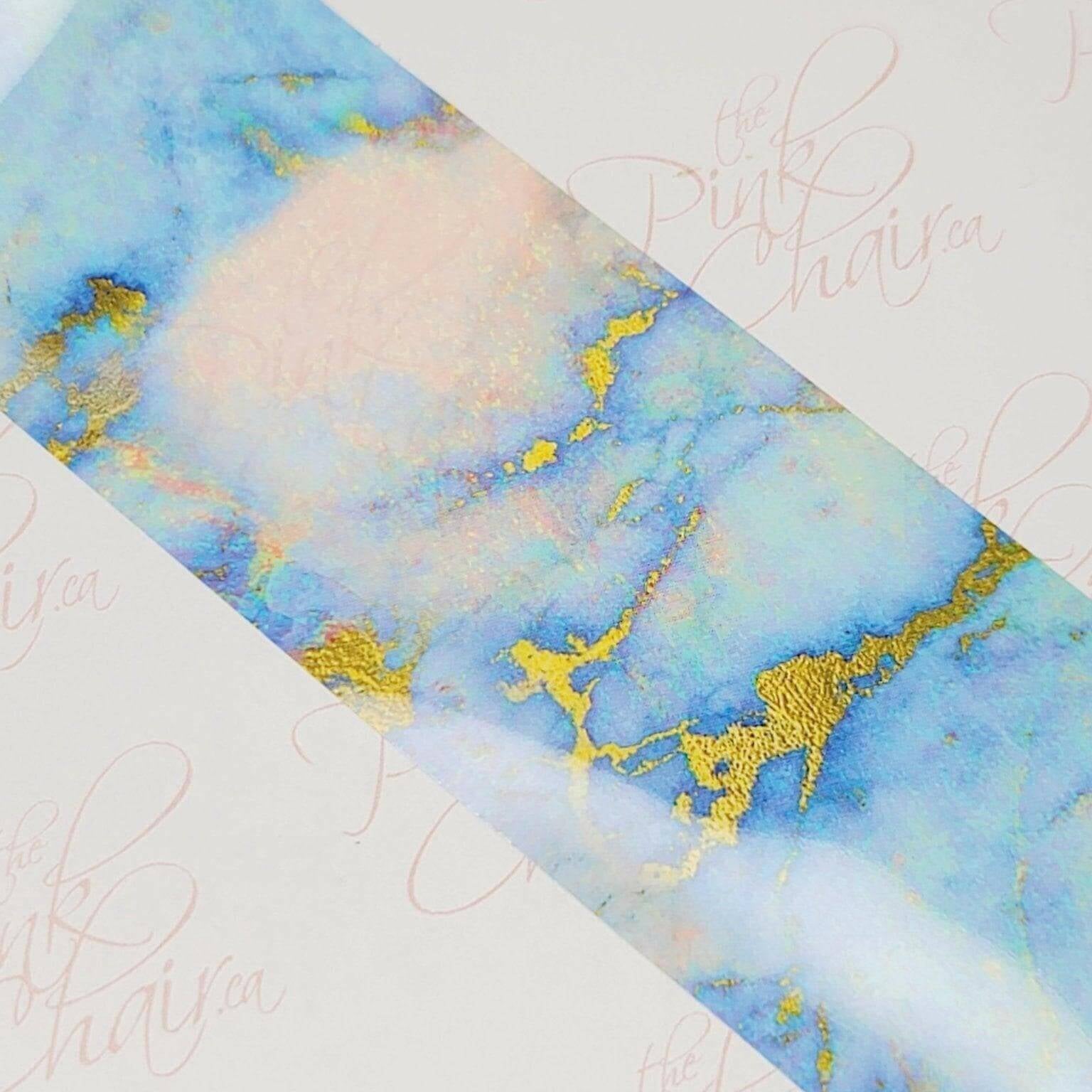 Mega Marble Transfer Foil 1 - thePINKchair.ca - nail art - thePINKchair nail studio