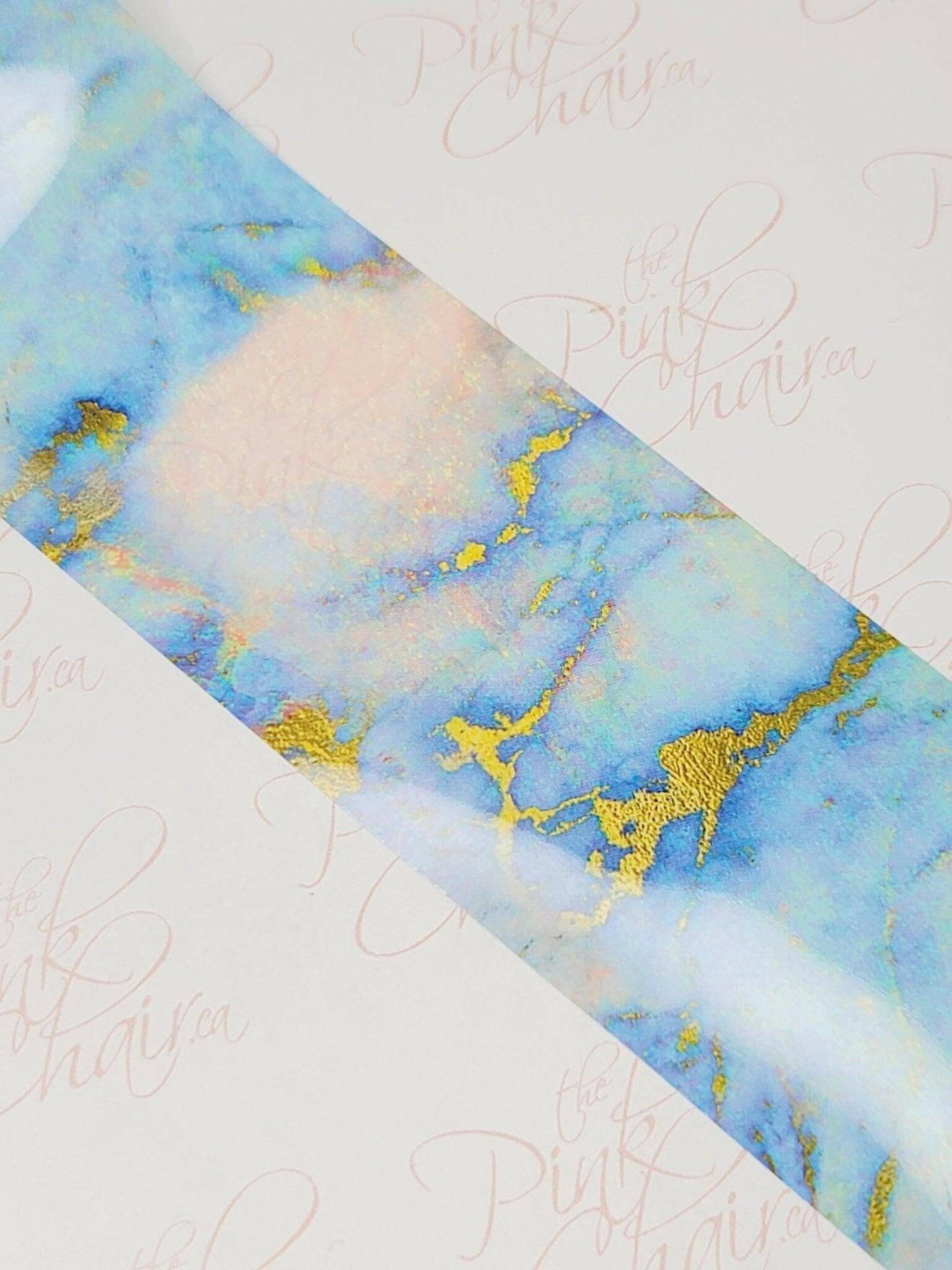 Mega Marble Transfer Foil 1 - thePINKchair.ca - nail art - thePINKchair nail studio
