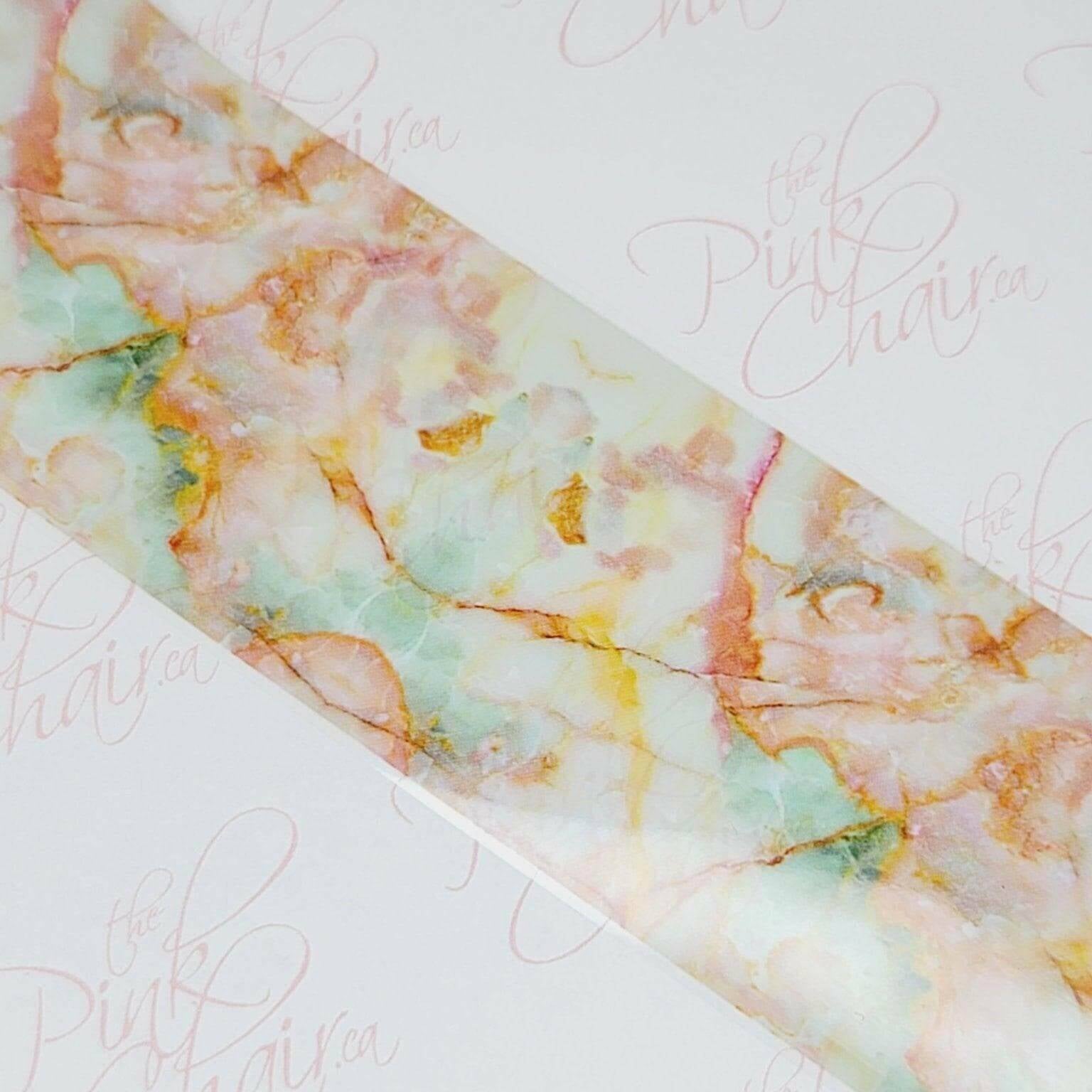 Mega Marble Transfer Foil 4 - thePINKchair.ca - nail art - thePINKchair nail studio