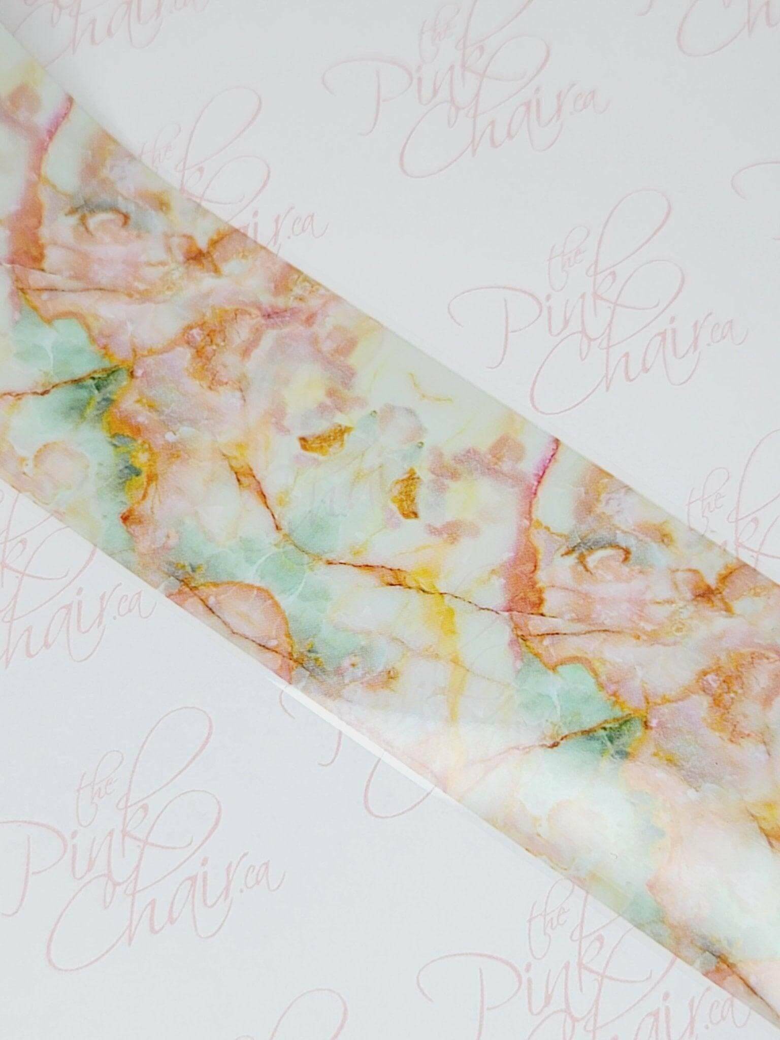 Mega Marble Transfer Foil 4 - thePINKchair.ca - nail art - thePINKchair nail studio
