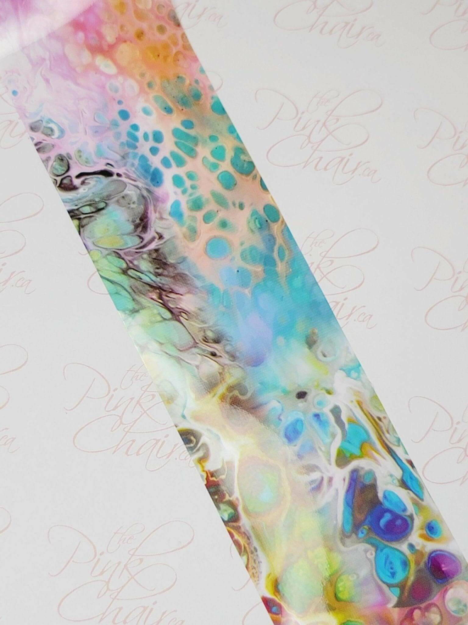 Mega Marble Transfer Foil 8 - thePINKchair.ca - nail art - thePINKchair nail studio