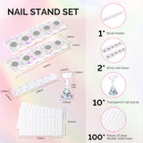 MelodySusie Magnetic Press-On Nail Stand Set – 2 Bases - thePINKchair.ca - Nail Art Tools - MelodySusie