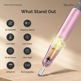 MelodySusie SM320G Rechargeable Clip-On Nail Drill | 35,000 RPM - thePINKchair.ca - Electric Nail Drill - MelodySusie
