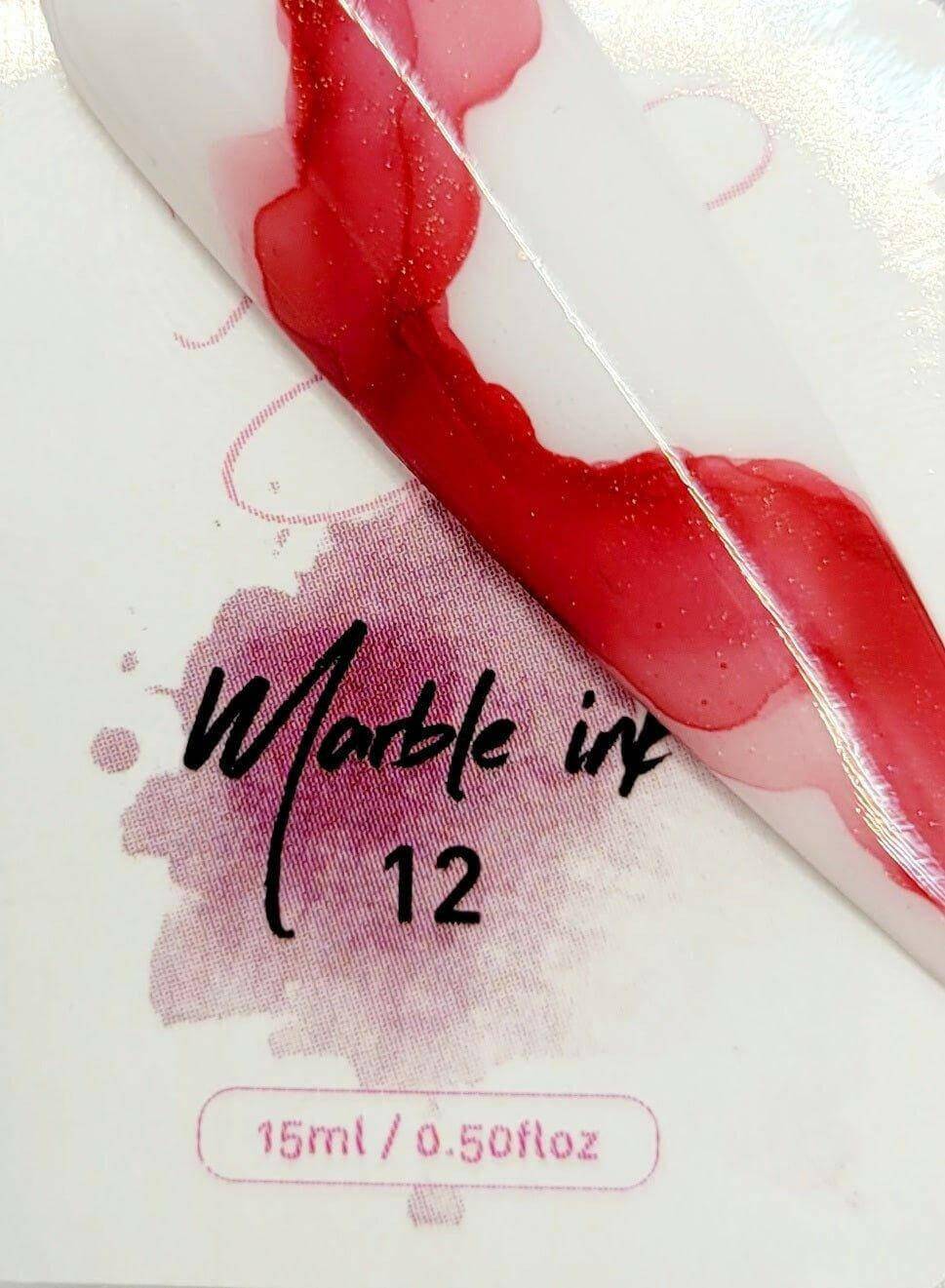 Metallic Marble Ink 12 by thePINKchair - thePINKchair.ca - Nail Art - thePINKchair nail studio