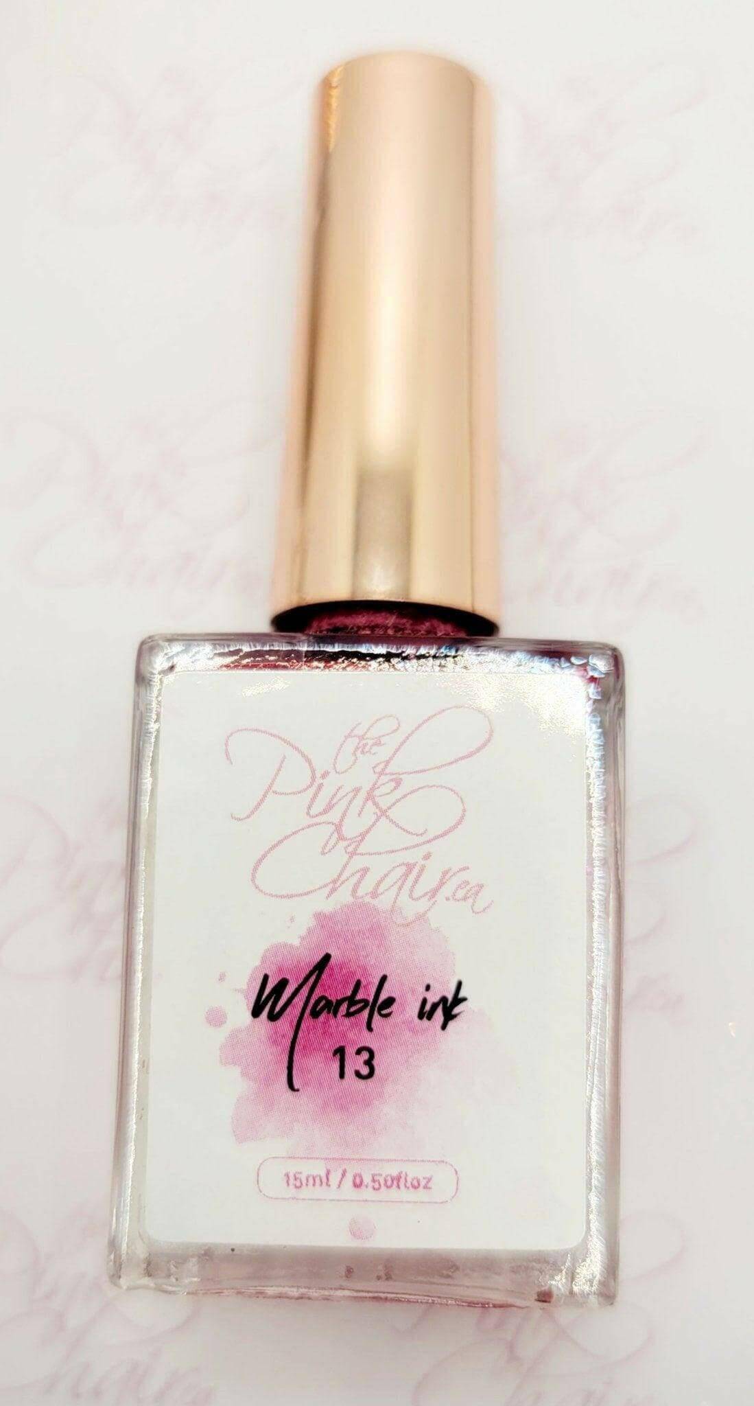 Metallic Marble Ink 13 by thePINKchair - thePINKchair.ca - Nail Art - thePINKchair nail studio