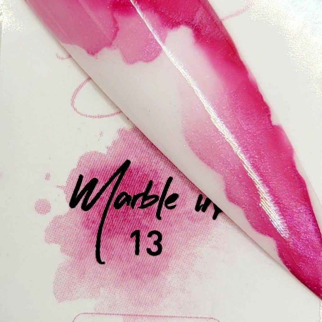 Metallic Marble Ink 13 by thePINKchair - thePINKchair.ca - Nail Art - thePINKchair nail studio