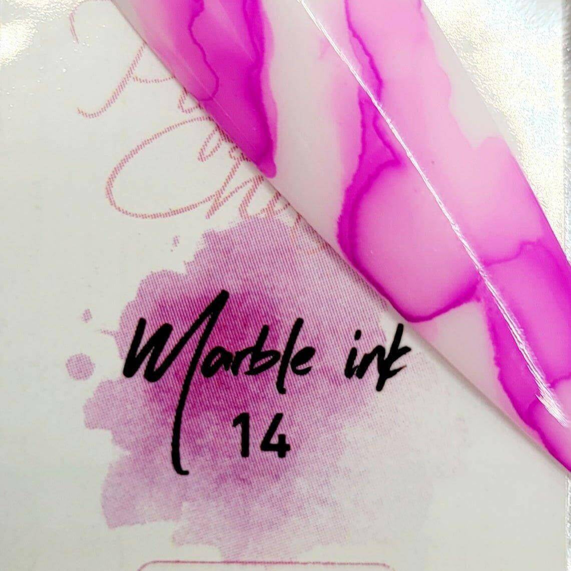 Metallic Marble Ink 14 by thePINKchair - thePINKchair.ca - Nail Art - thePINKchair nail studio