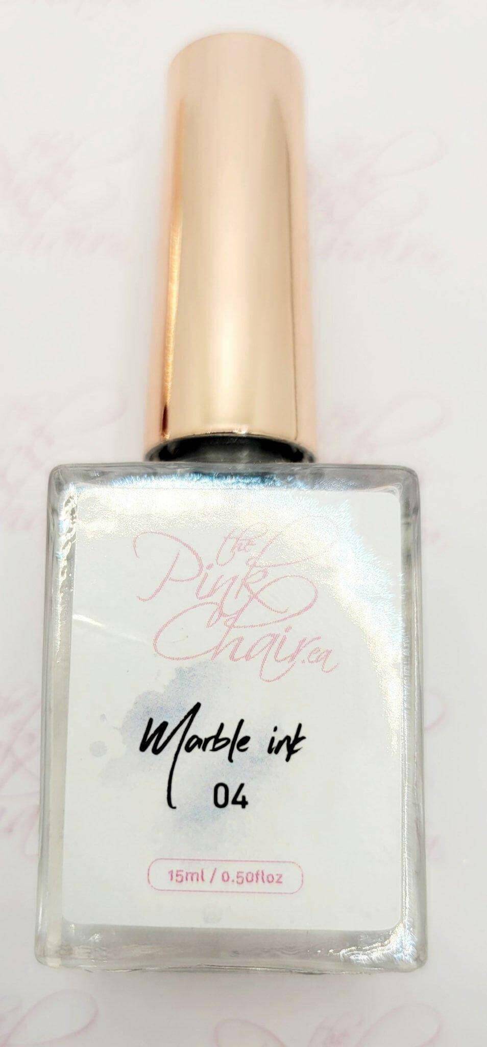 Metallic Marble Ink 4 by thePINKchair - thePINKchair.ca - Nail Art - thePINKchair nail studio