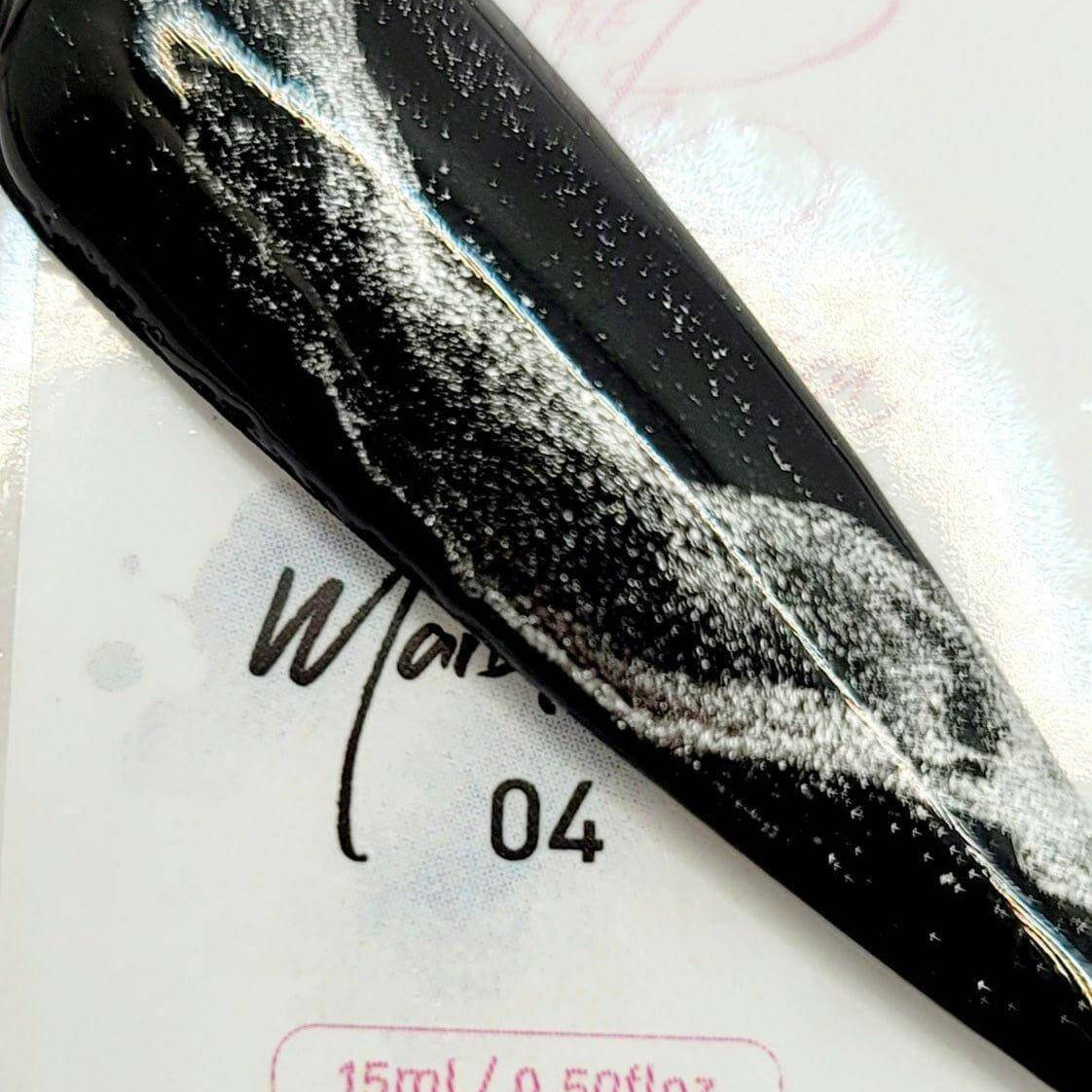Metallic Marble Ink 4 by thePINKchair - thePINKchair.ca - Nail Art - thePINKchair nail studio
