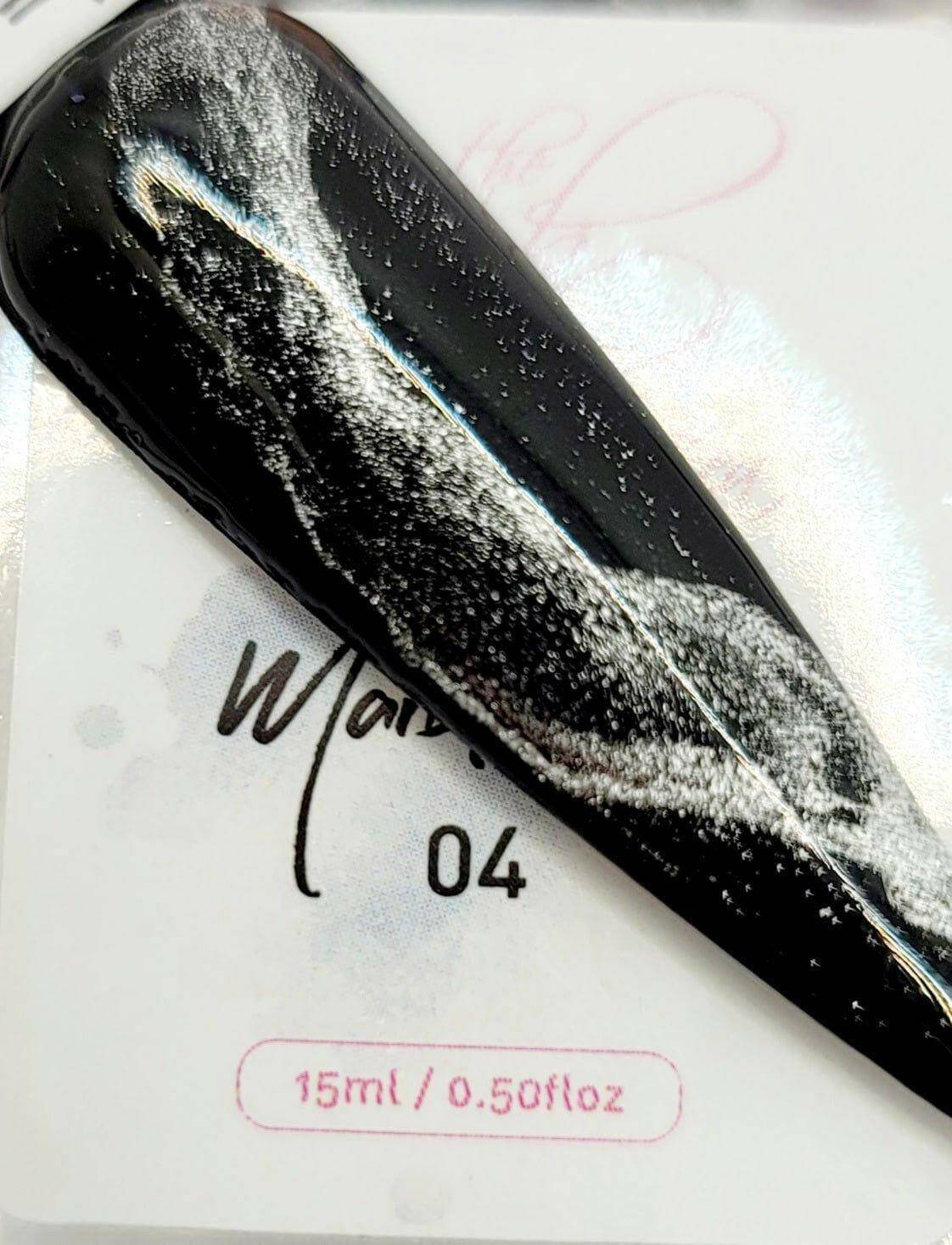 Metallic Marble Ink 4 by thePINKchair - thePINKchair.ca - Nail Art - thePINKchair nail studio