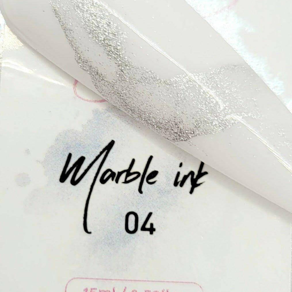 Metallic Marble Ink 4 by thePINKchair - thePINKchair.ca - Nail Art - thePINKchair nail studio