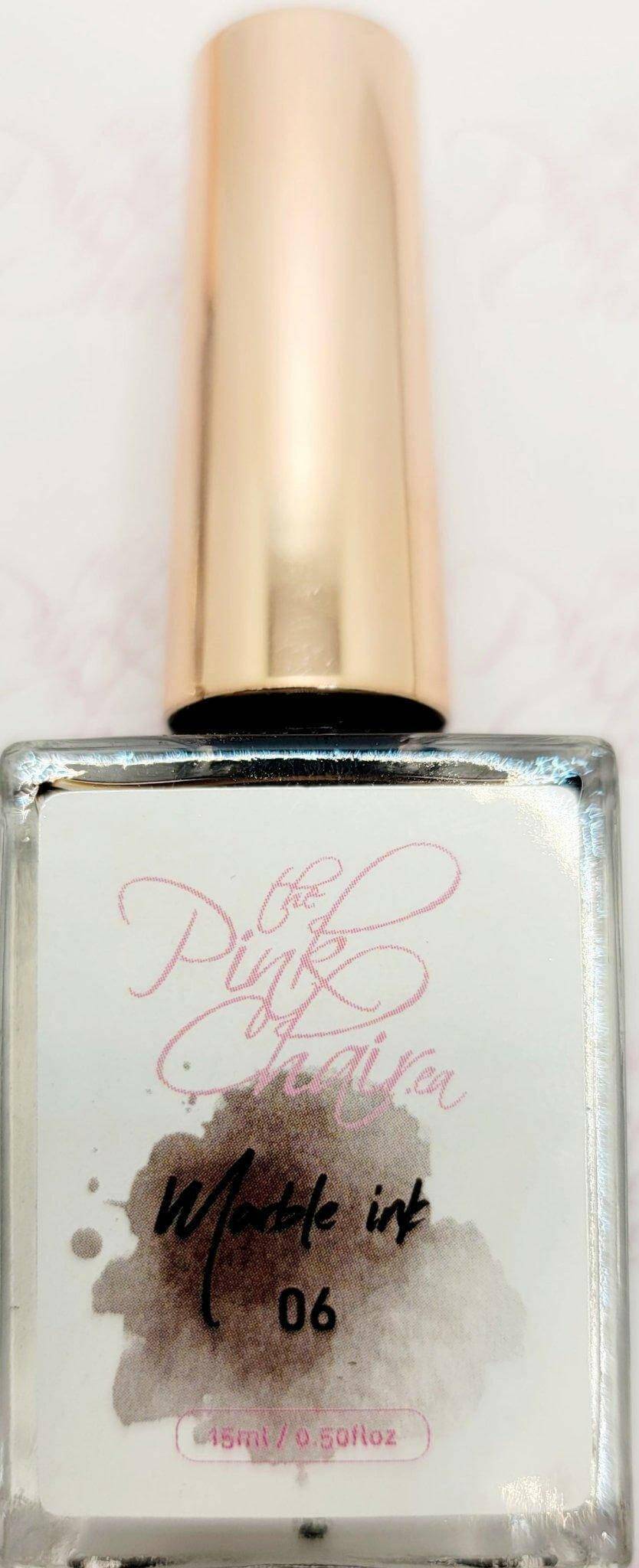 Metallic Marble Ink 6 by thePINKchair - thePINKchair.ca - Nail Art - thePINKchair nail studio