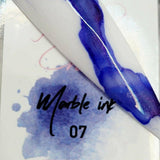 Metallic Marble Ink 7 by thePINKchair - thePINKchair.ca - Nail Art - thePINKchair nail studio
