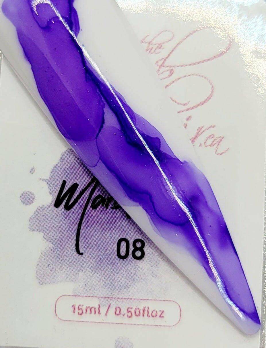 Metallic Marble Ink 8 by thePINKchair - thePINKchair.ca - Nail Art - thePINKchair nail studio