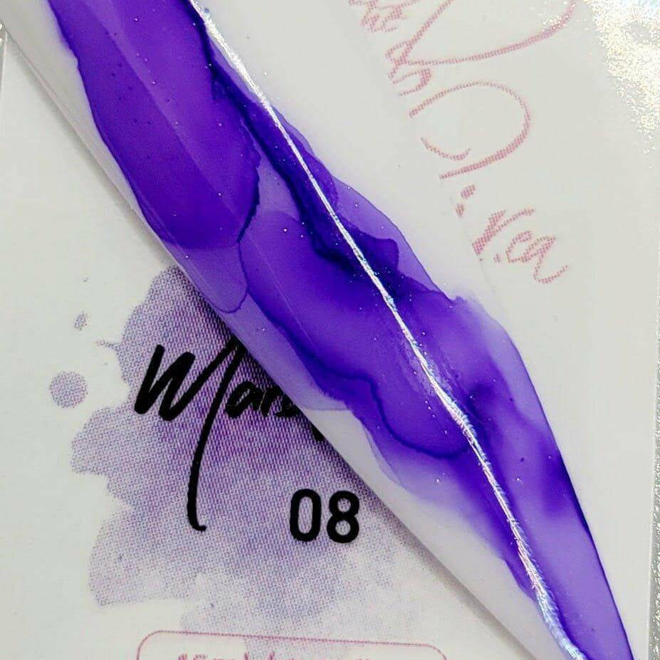 Metallic Marble Ink 8 by thePINKchair - thePINKchair.ca - Nail Art - thePINKchair nail studio