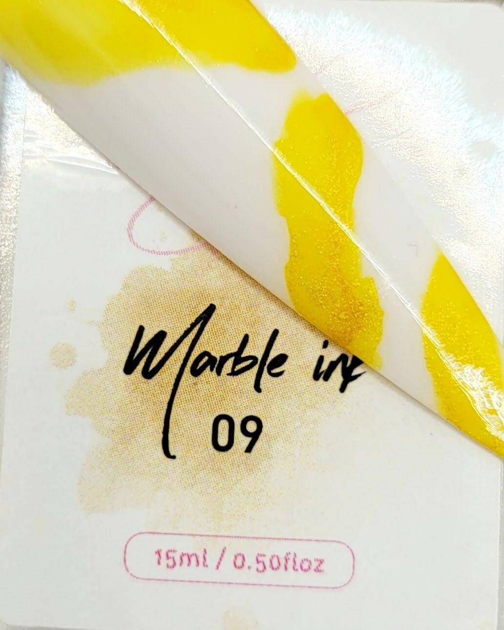 Metallic Marble Ink 9 by thePINKchair - thePINKchair.ca - Nail Art - thePINKchair nail studio