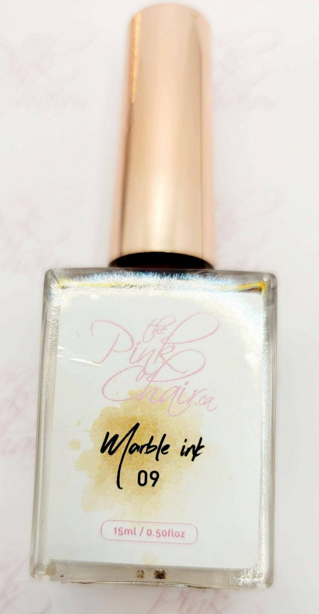 Metallic Marble Ink 9 by thePINKchair - thePINKchair.ca - Nail Art - thePINKchair nail studio