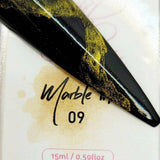 Metallic Marble Ink 9 by thePINKchair - thePINKchair.ca - Nail Art - thePINKchair nail studio