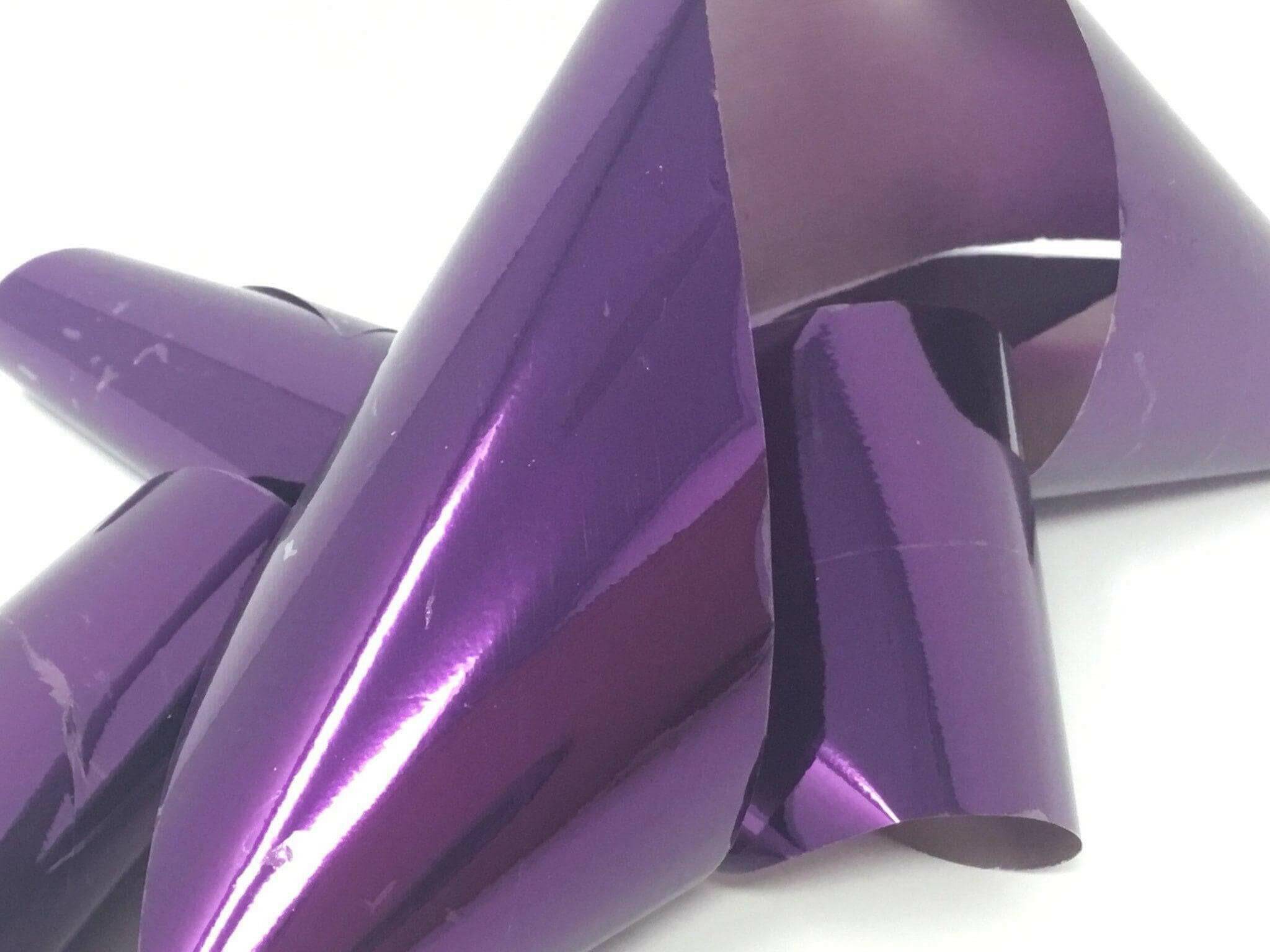Metallic Plum Crazy Transfer Foil - thePINKchair.ca - Nail Art - thePINKchair nail studio