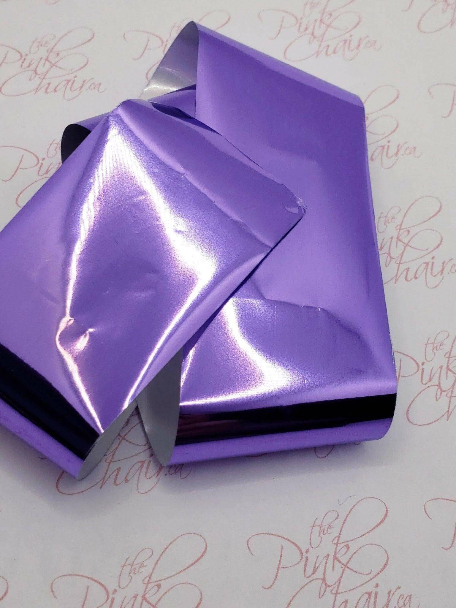Metallic Violet Transfer Foil - thePINKchair.ca - Nail Art - thePINKchair nail studio