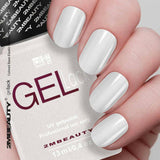 Milky White Shimmer Rubber Base CBE17 - thePINKchair.ca - Gel Polish - 2Mbeauty