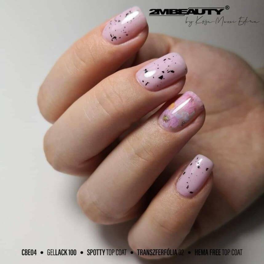 Mini Spotty Top Coat (BLACK) - thePINKchair.ca - Top Gel - 2Mbeauty