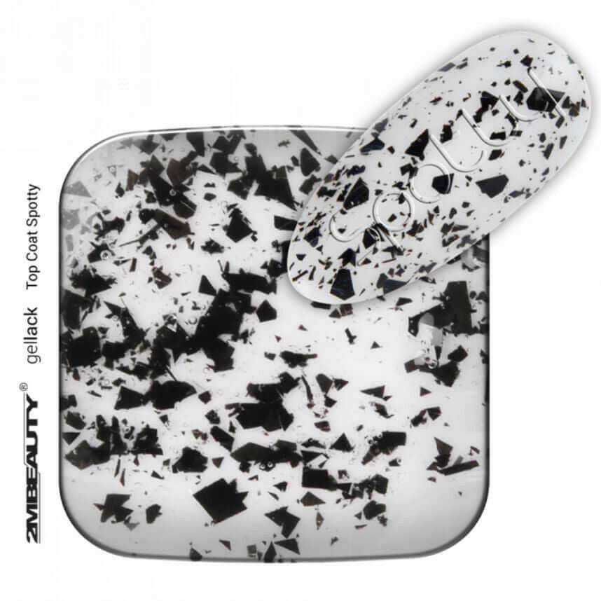 Mini Spotty Top Coat (BLACK) - thePINKchair.ca - Top Gel - 2Mbeauty