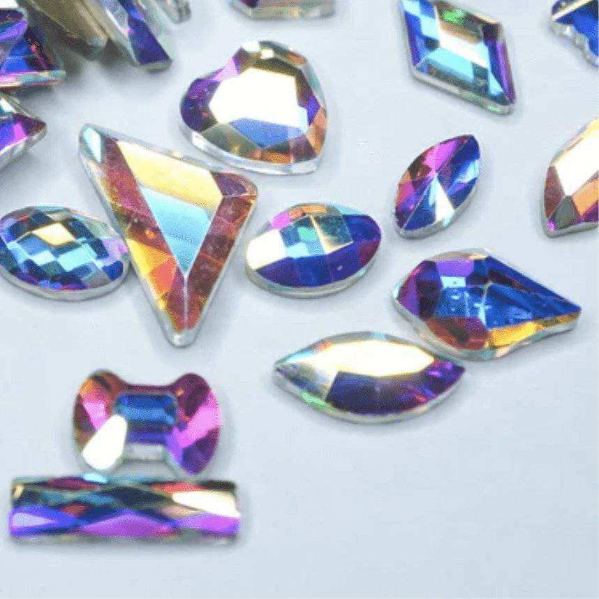 Mixed Shapes Crystal AB (60pcs) by thePINKchair - thePINKchair.ca - Rhinestone - Queency
