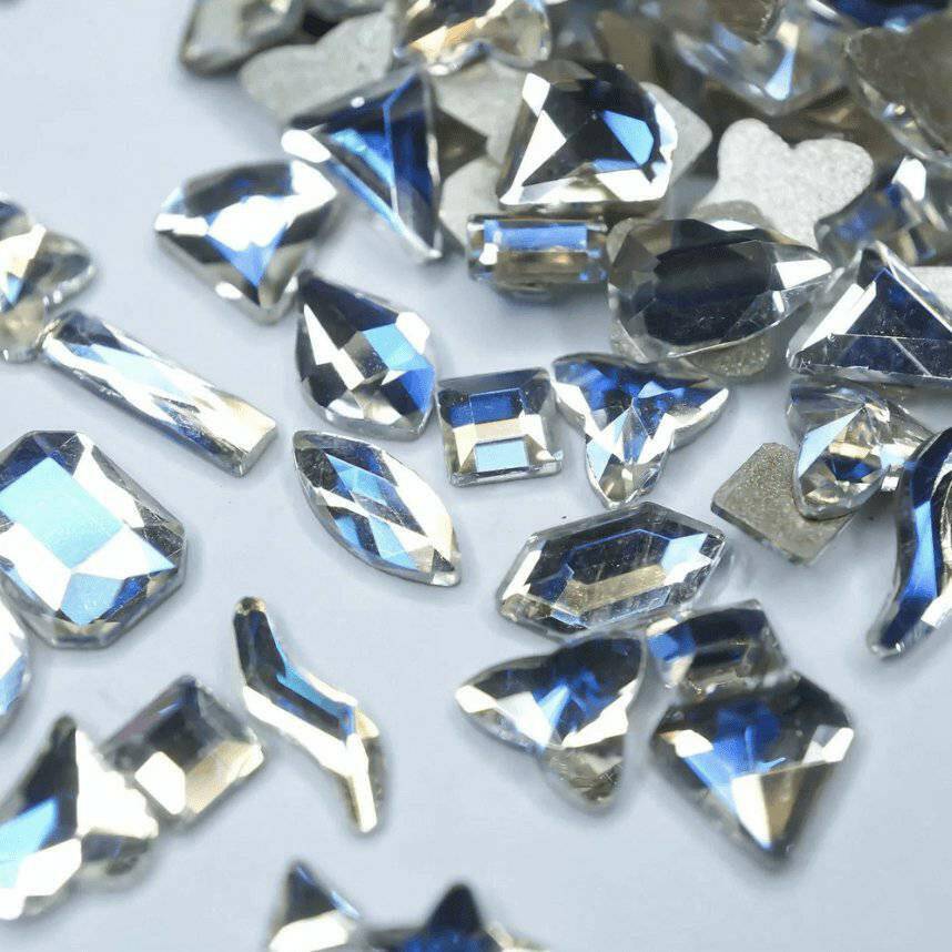 Mixed Shapes Crystals (60pcs) by thePINKchair - thePINKchair.ca - Rhinestone - Queency