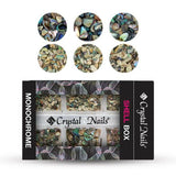 Monochrome Shell Box by Crystal Nails - thePINKchair.ca - Nail Art Kits & Accessories - Crystal Nails/Elite Cosmetix USA
